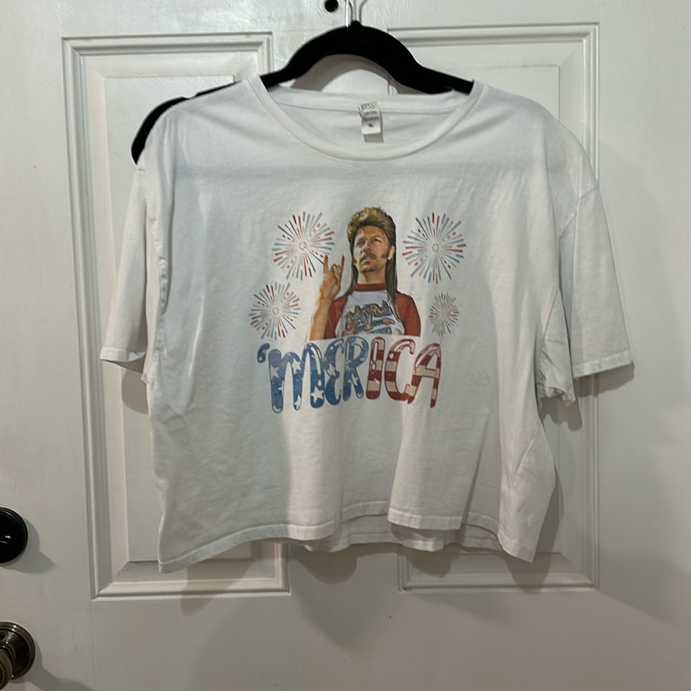 Joe Dirt Merica Crop Top